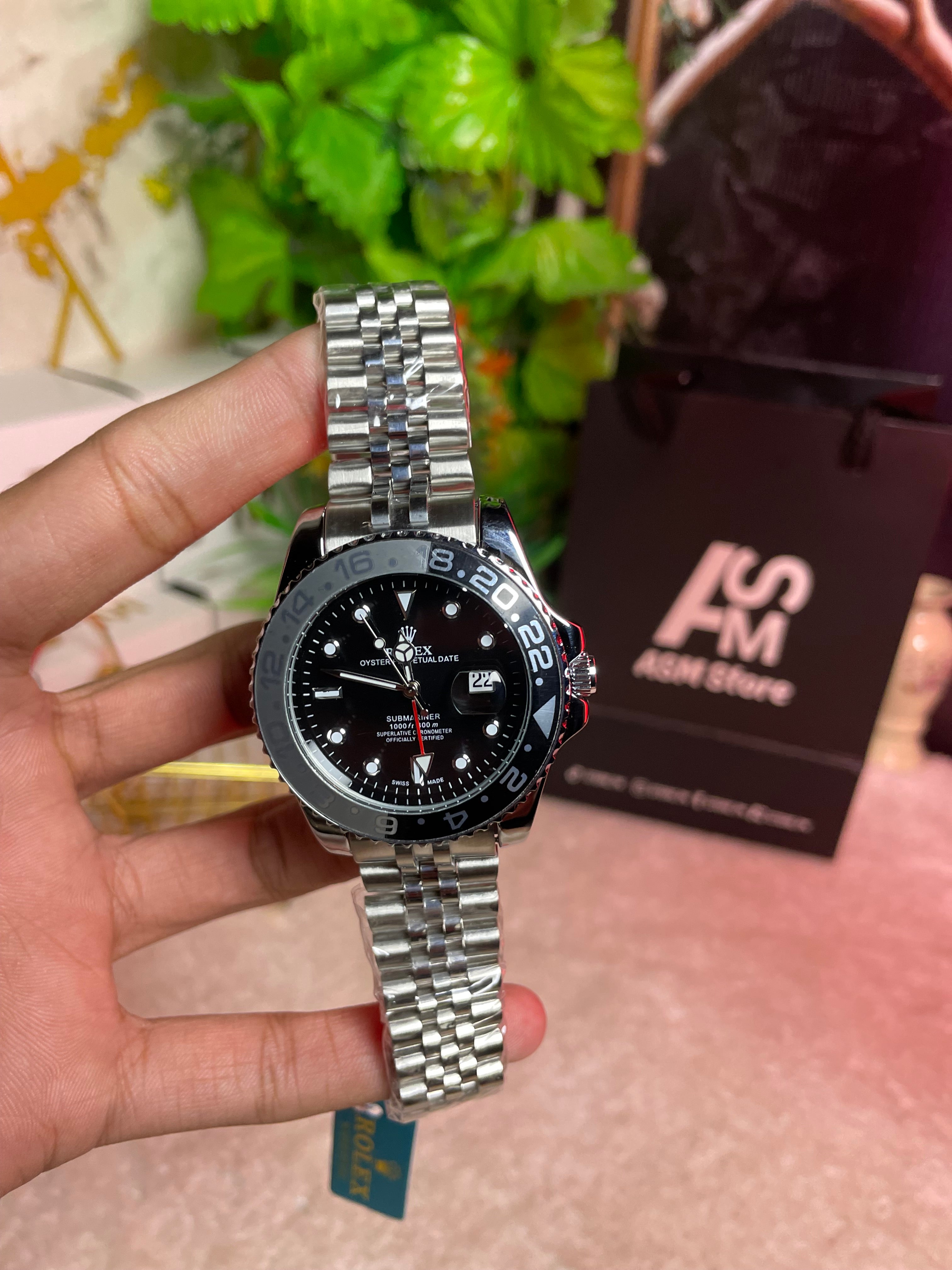 Rolex Gmt with crown lock