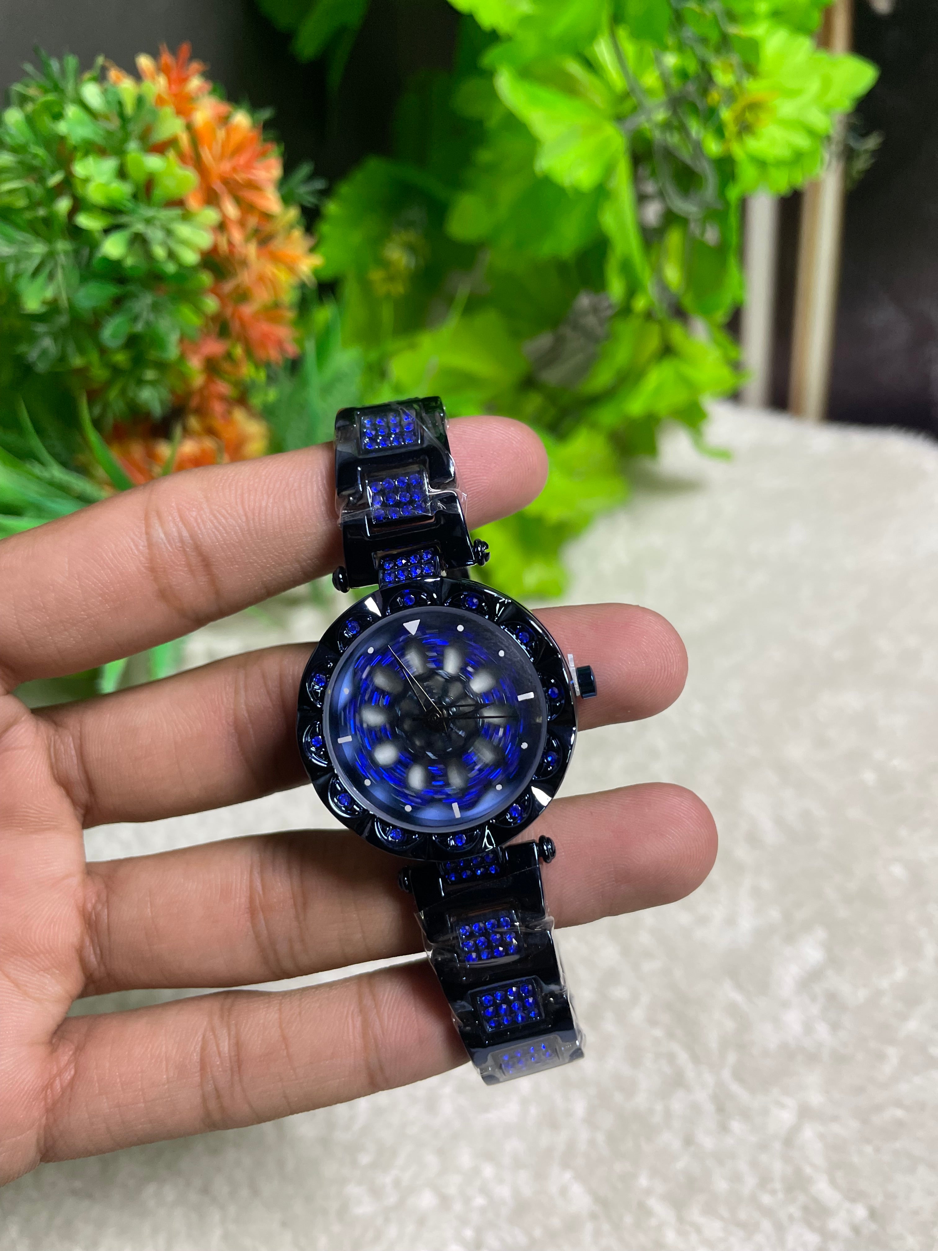 Ladies Rim Watch - Rotating Dial