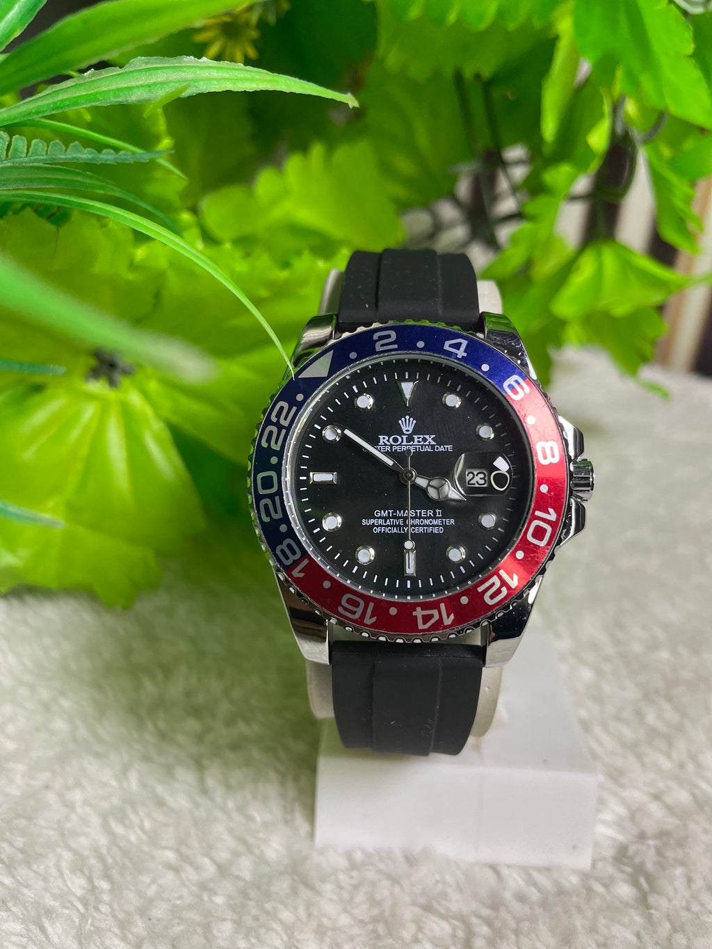 Rolex Gmt in Strap- Rotating Bezel