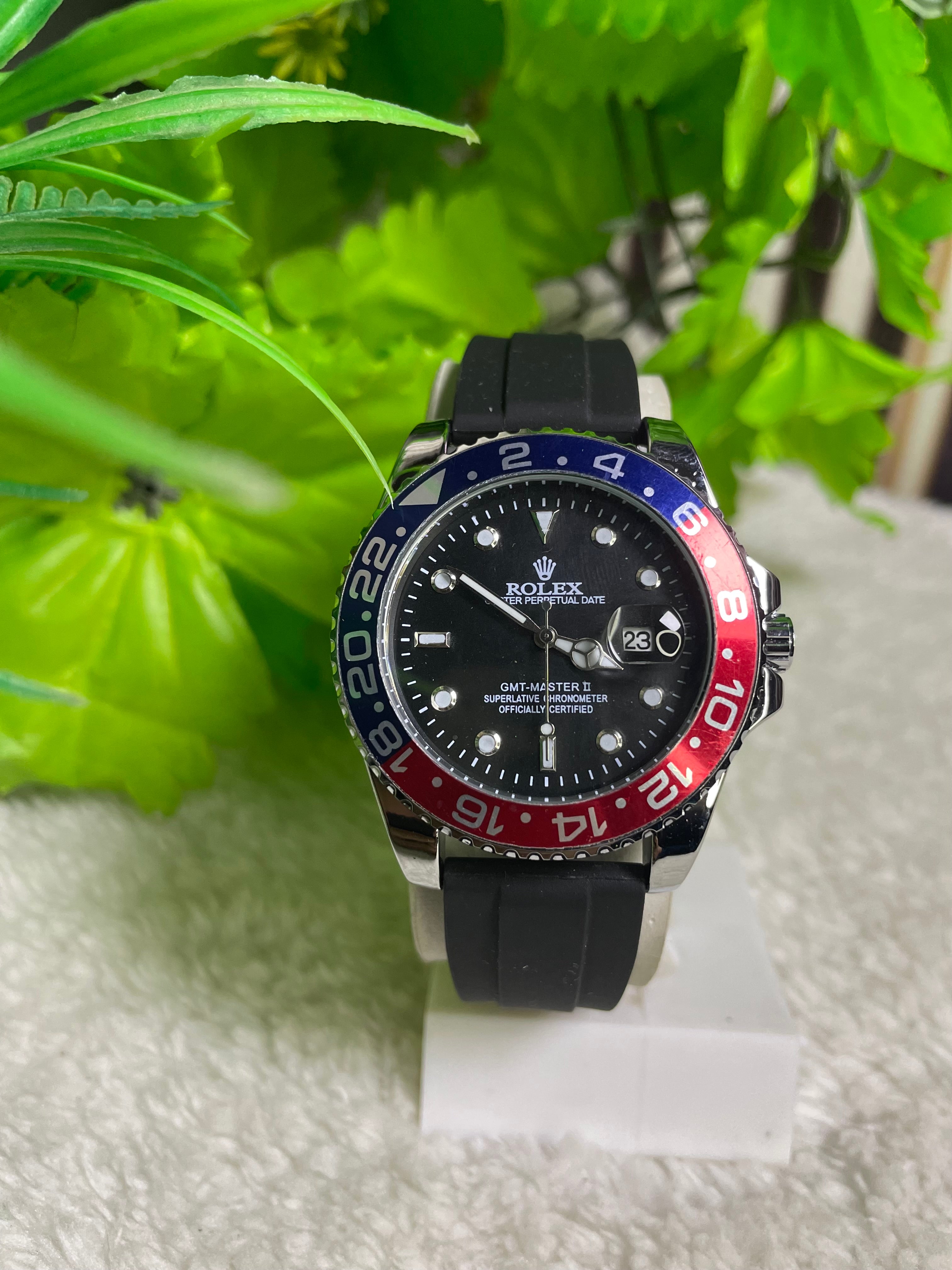 Rolex Gmt in Strap- Rotating Bezel