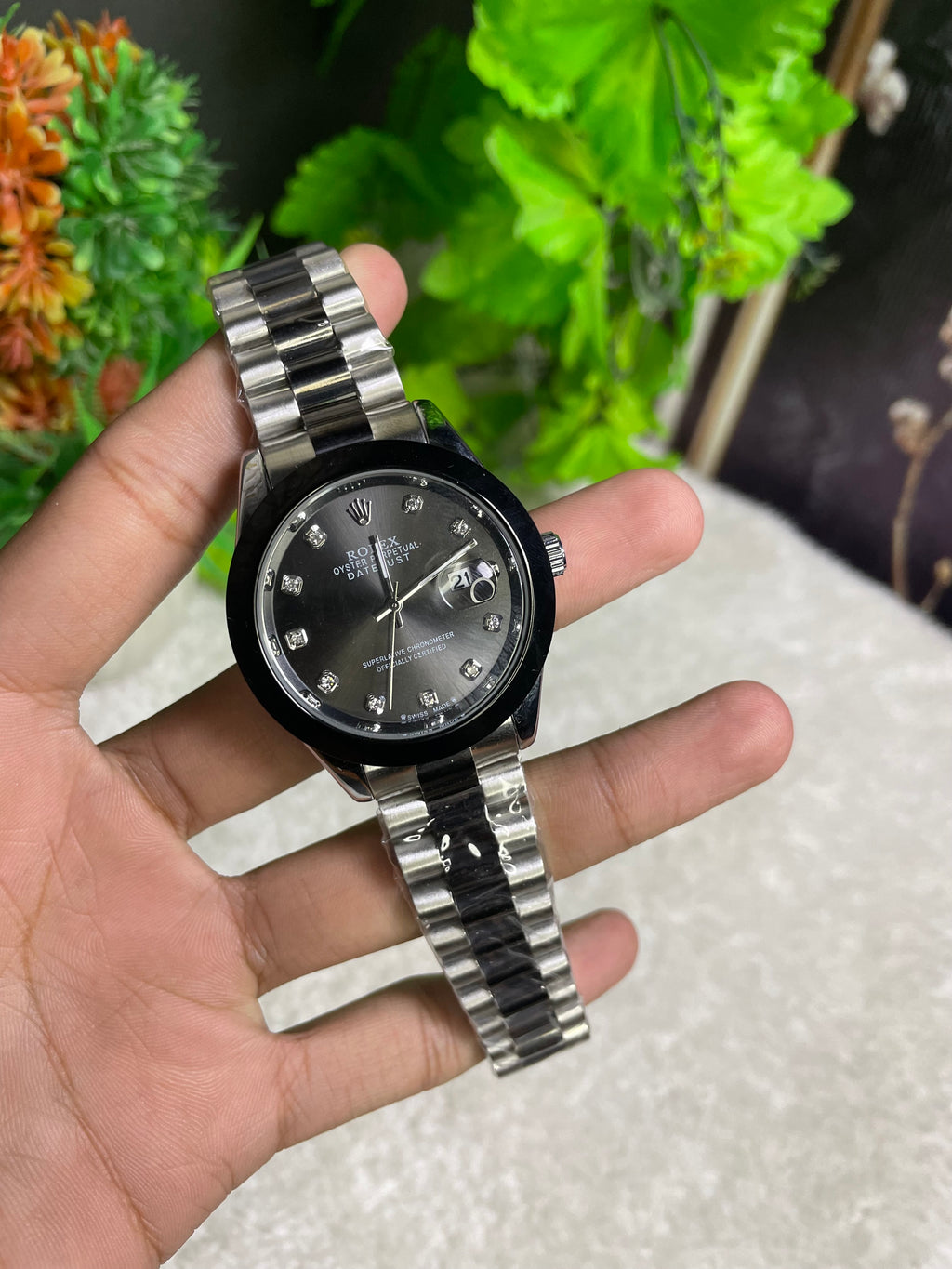 Rolex AAA Black-Silver