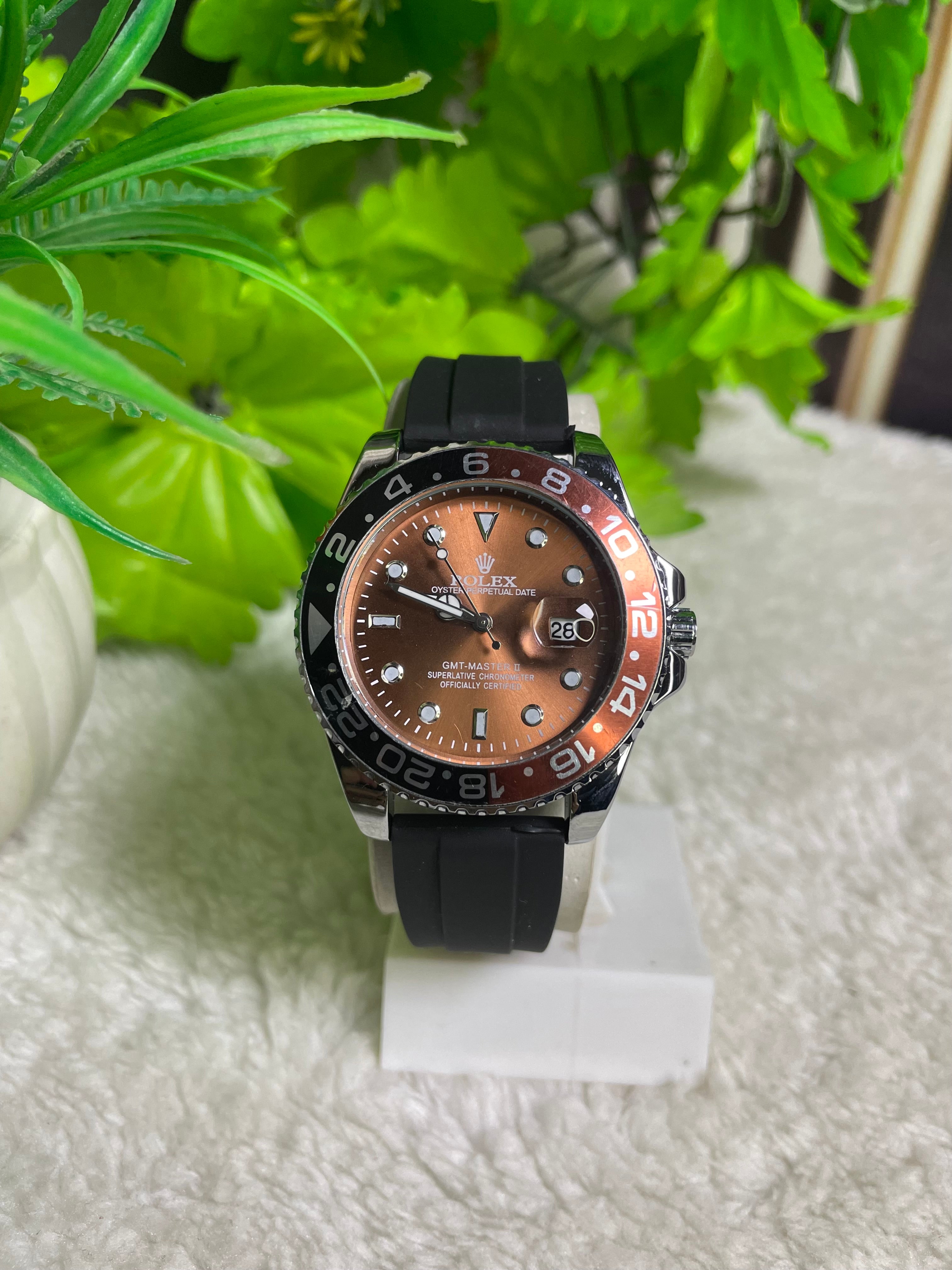 Rolex Gmt in Strap- Rotating Bezel