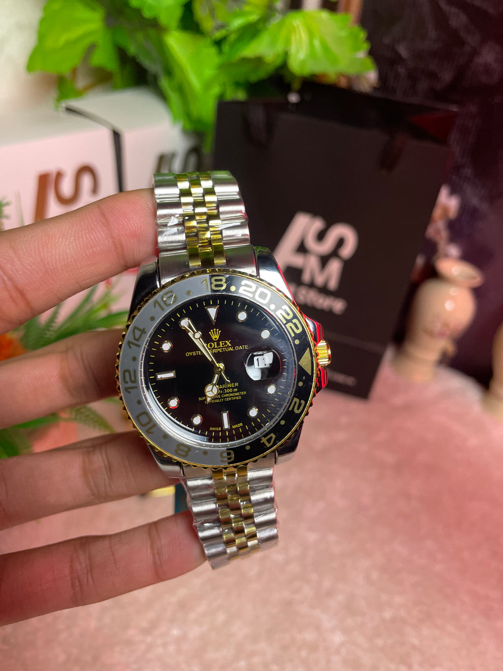 Rolex Gmt with crown lock