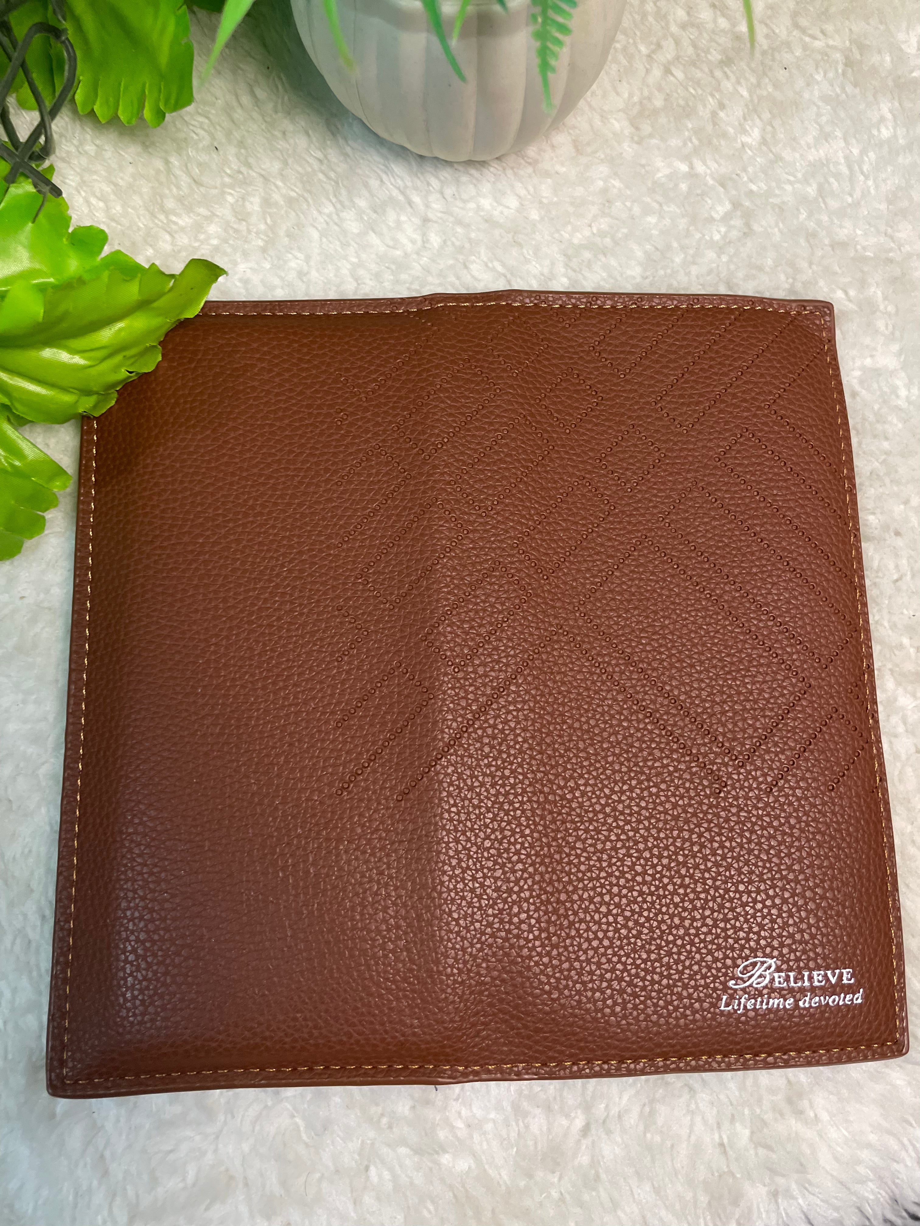 Leather Long Wallet for men